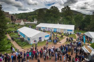 Borders book festival Harmony Garden